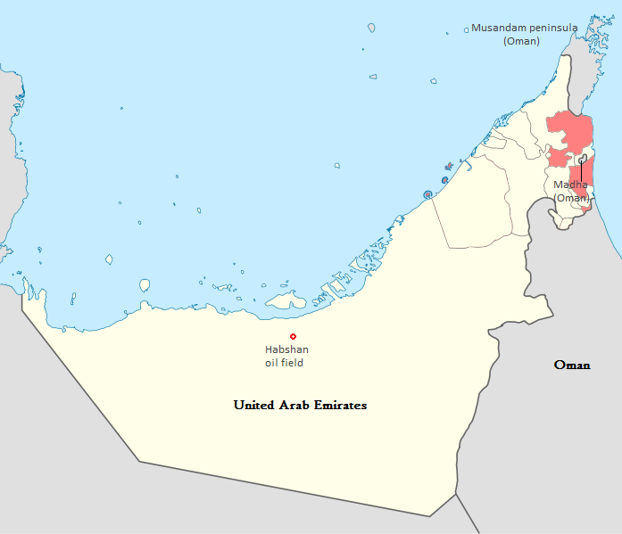 Map of Fujairah Middle East Strategic Perspectives